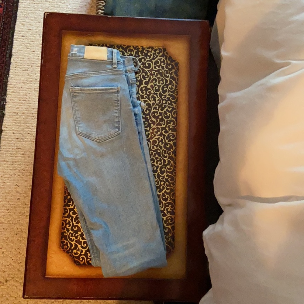 Zara Distressed Denim Jeans
